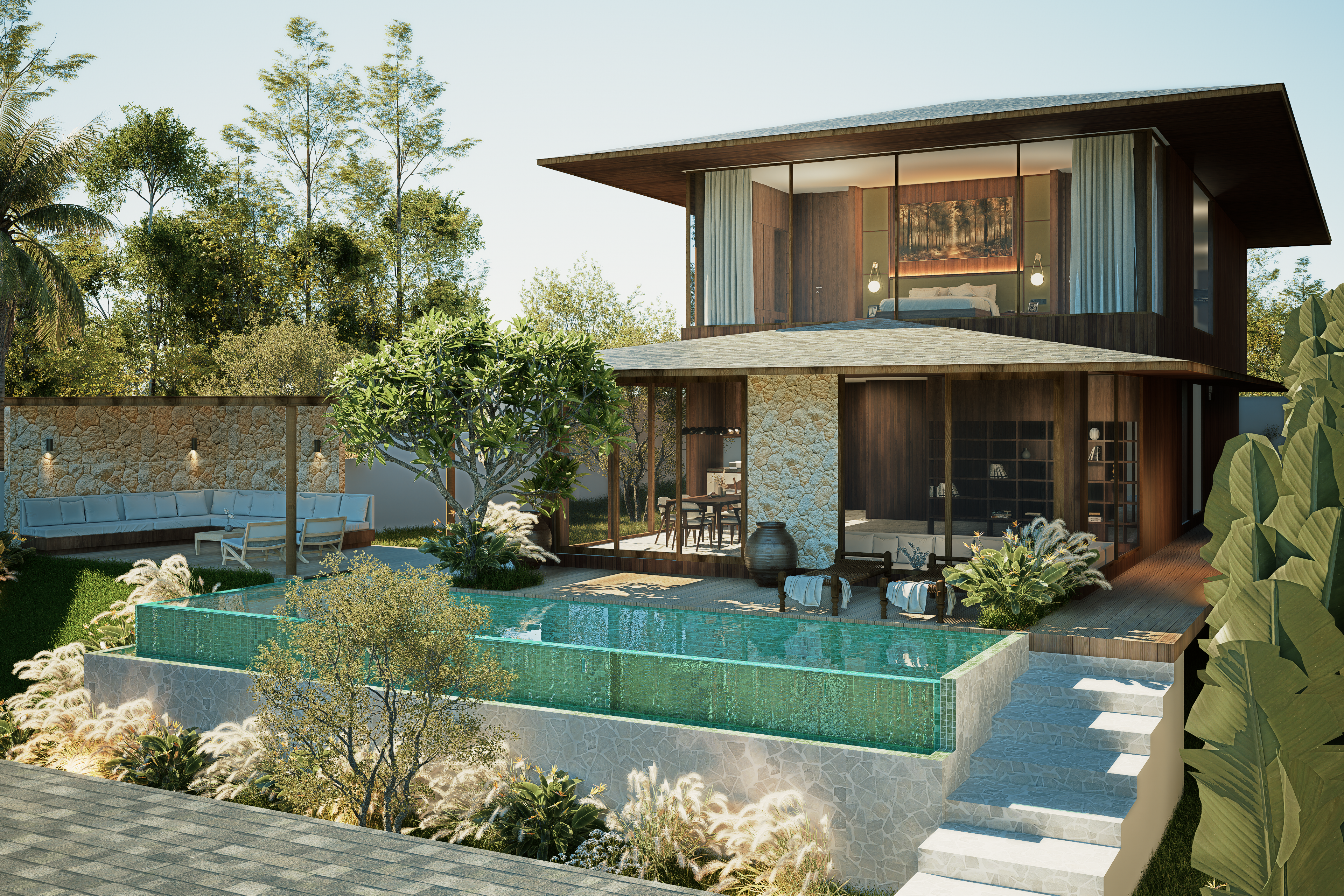 Akami Villas villa in Pererenan, Canggu, Bali — thumbnail 9