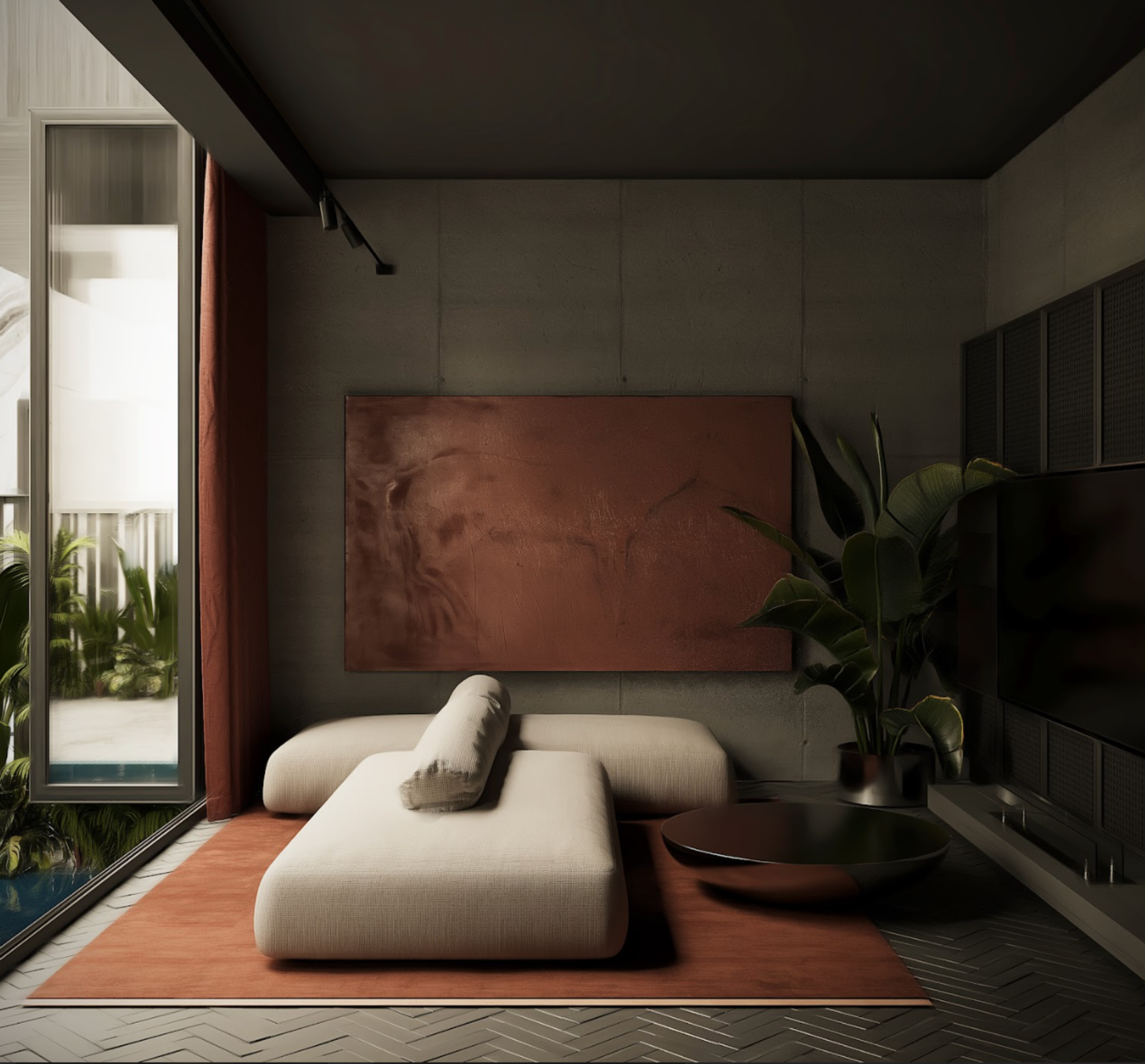 Axis one villa in Seseh, Canggu, Bali — thumbnail 9