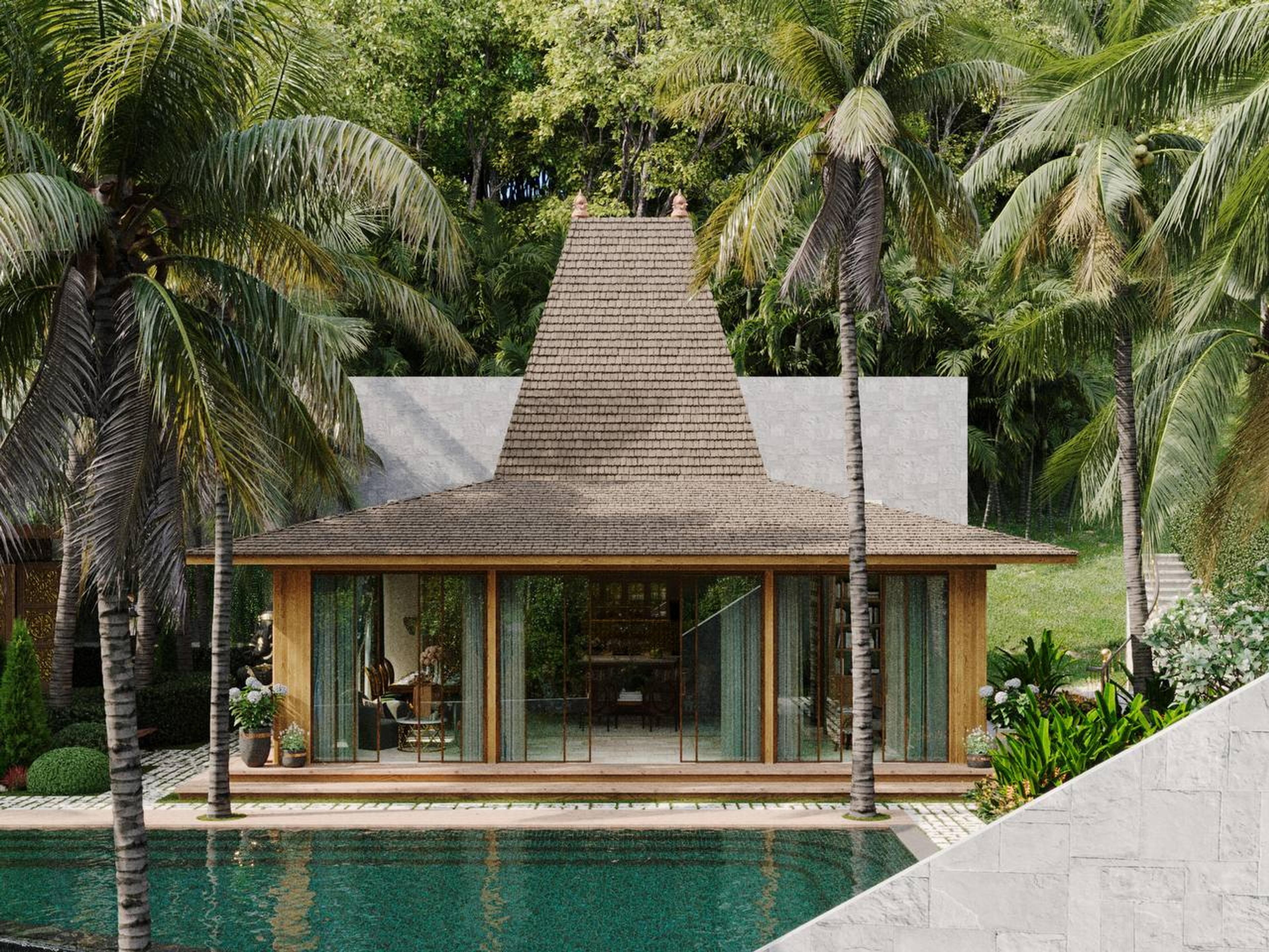 Golden Peacock Villa villa in Melasti, Bukit, Bali — thumbnail 4