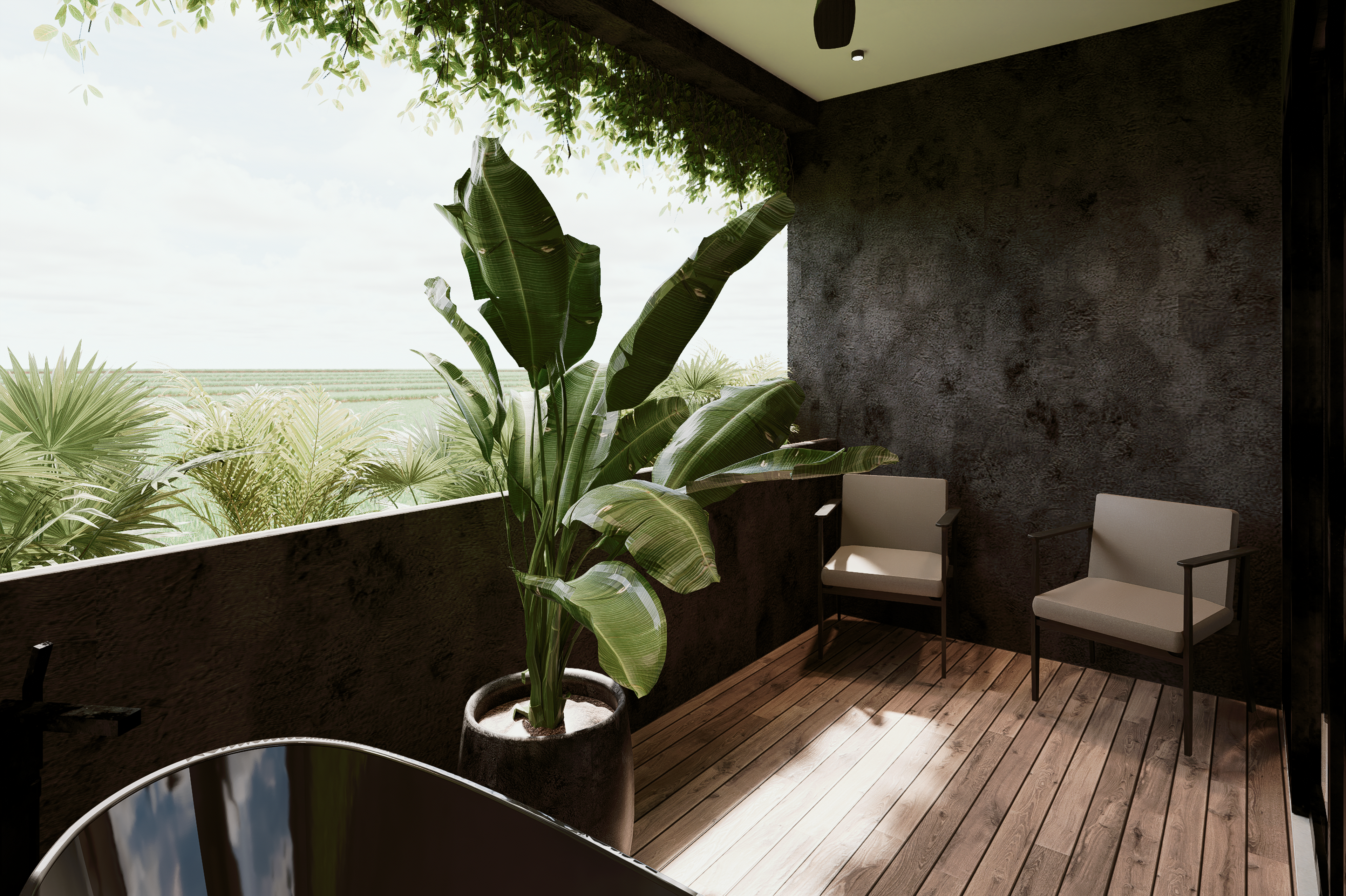 Piece of Paradise Studio Seseh studio in Seseh, Canggu, Bali — thumbnail 4