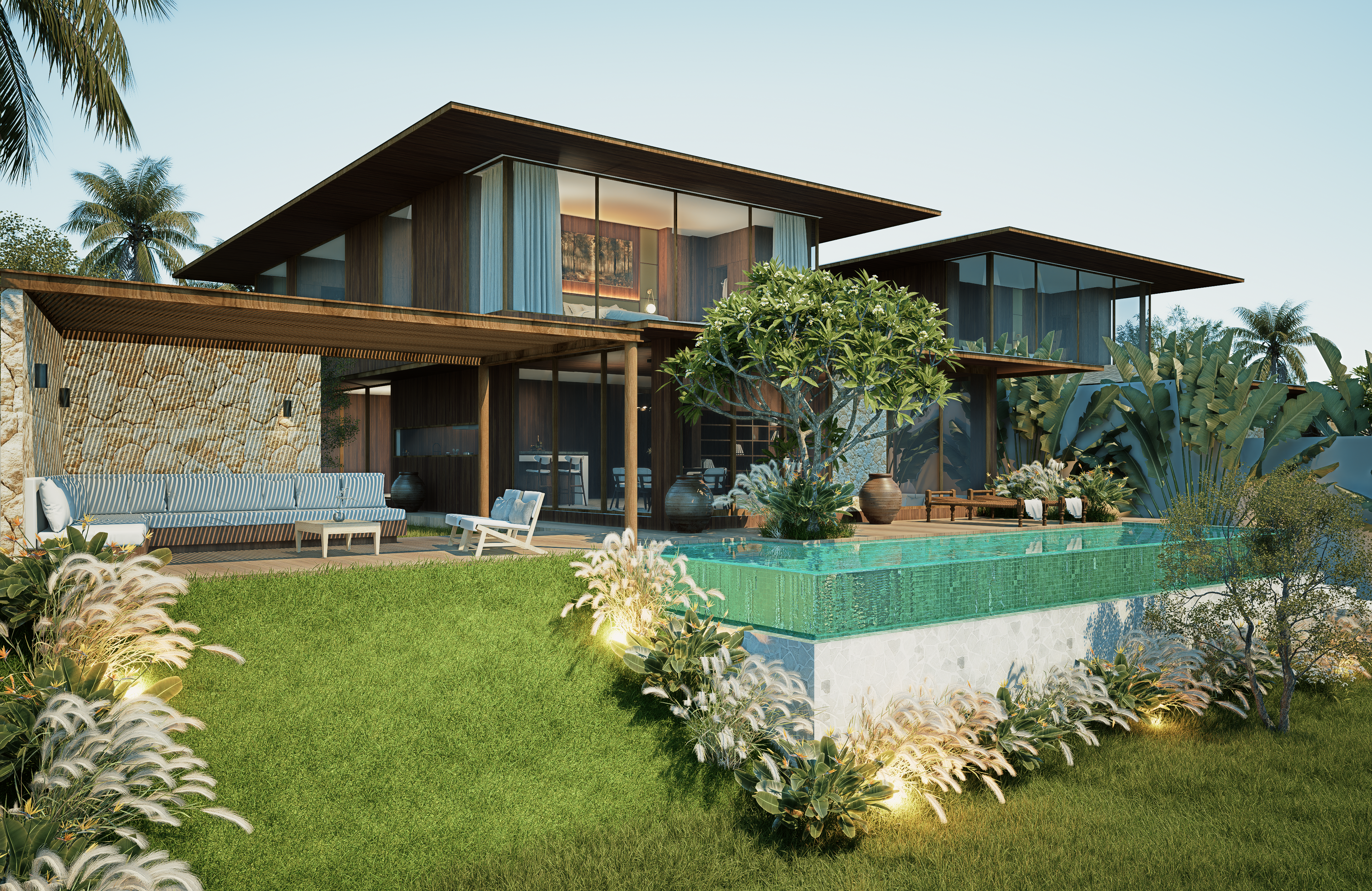 Akami Villas villa in Pererenan, Canggu, Bali — thumbnail 16