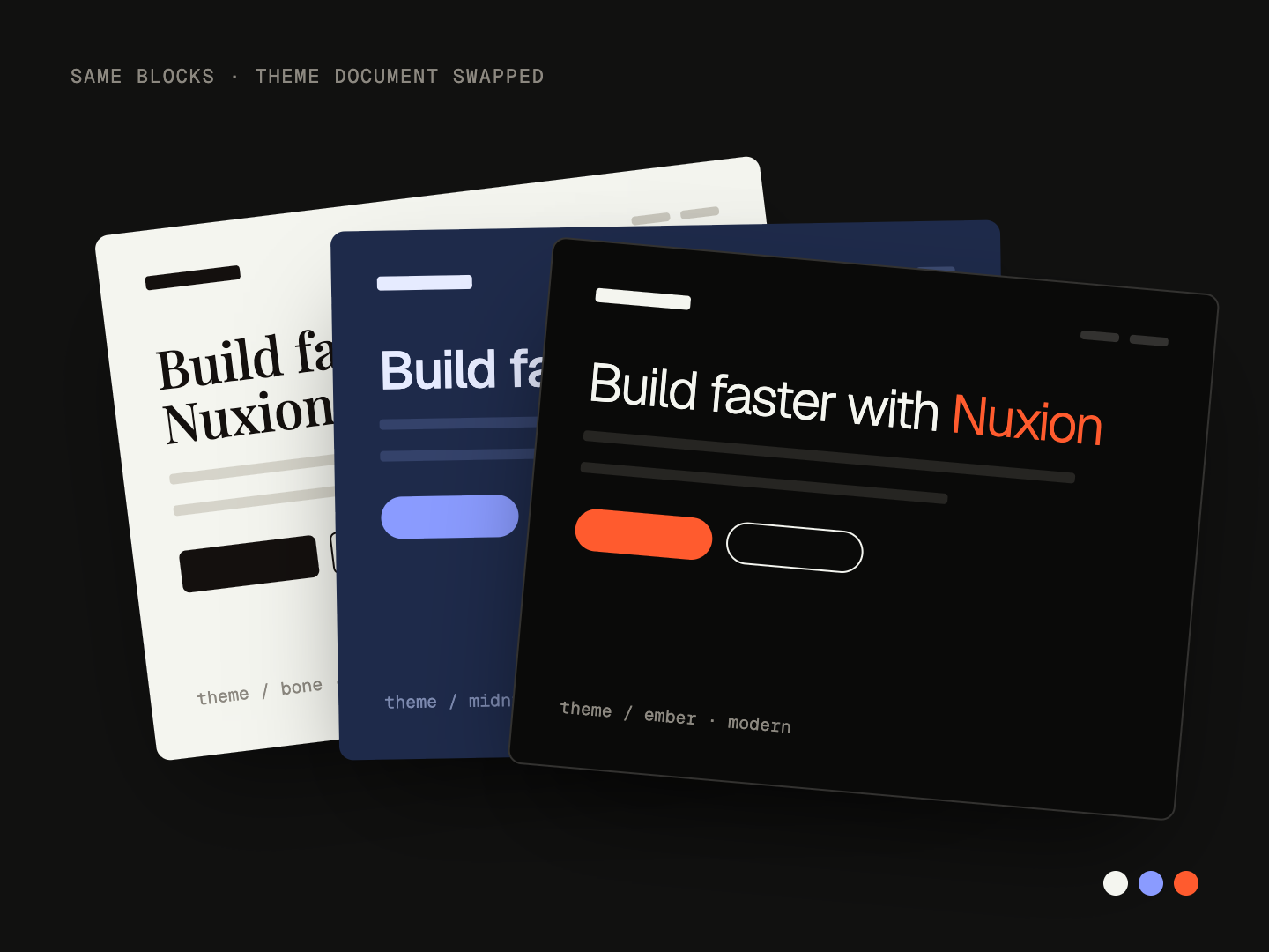 Nuxion website builder main image