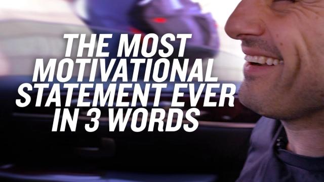 Illustration of The Most Motivational Statement Ever In 3 Words