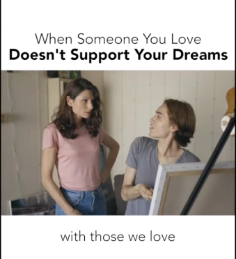 Illustration of When Someone You Love Doesn't Support Your Dreams