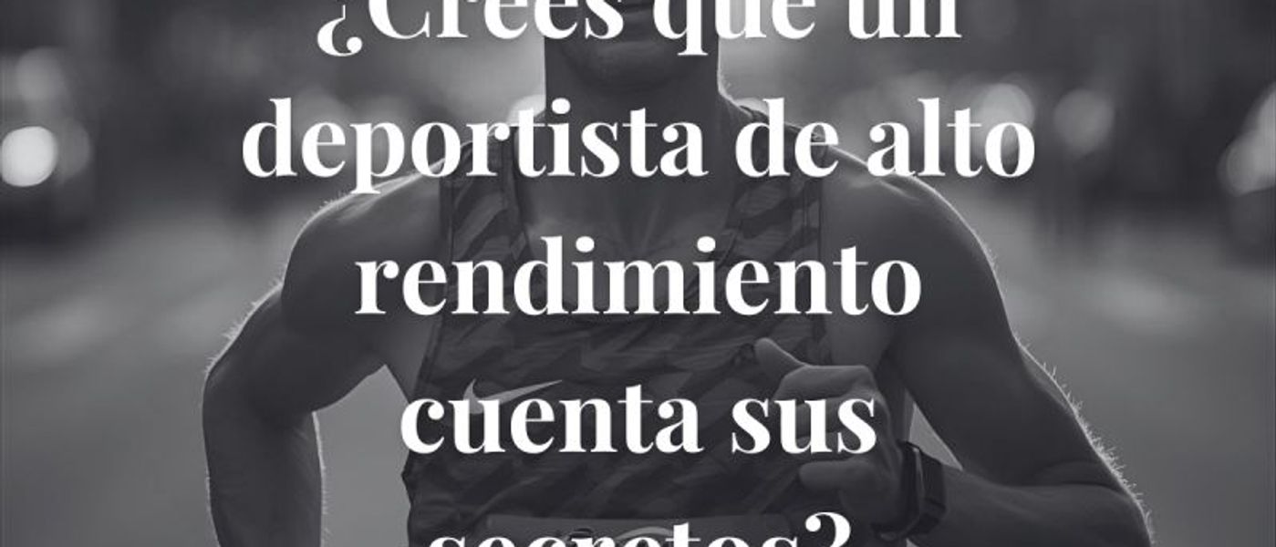 ¿Crees que un deportista de alto rendimiento comparte con sus rivales en la competición con quién entrena o los métodos que utiliza para conseguir mejores resultados?