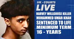 🔴 TEEN WHO MURDERED HARVEY WILLGOOSE SENTENCED