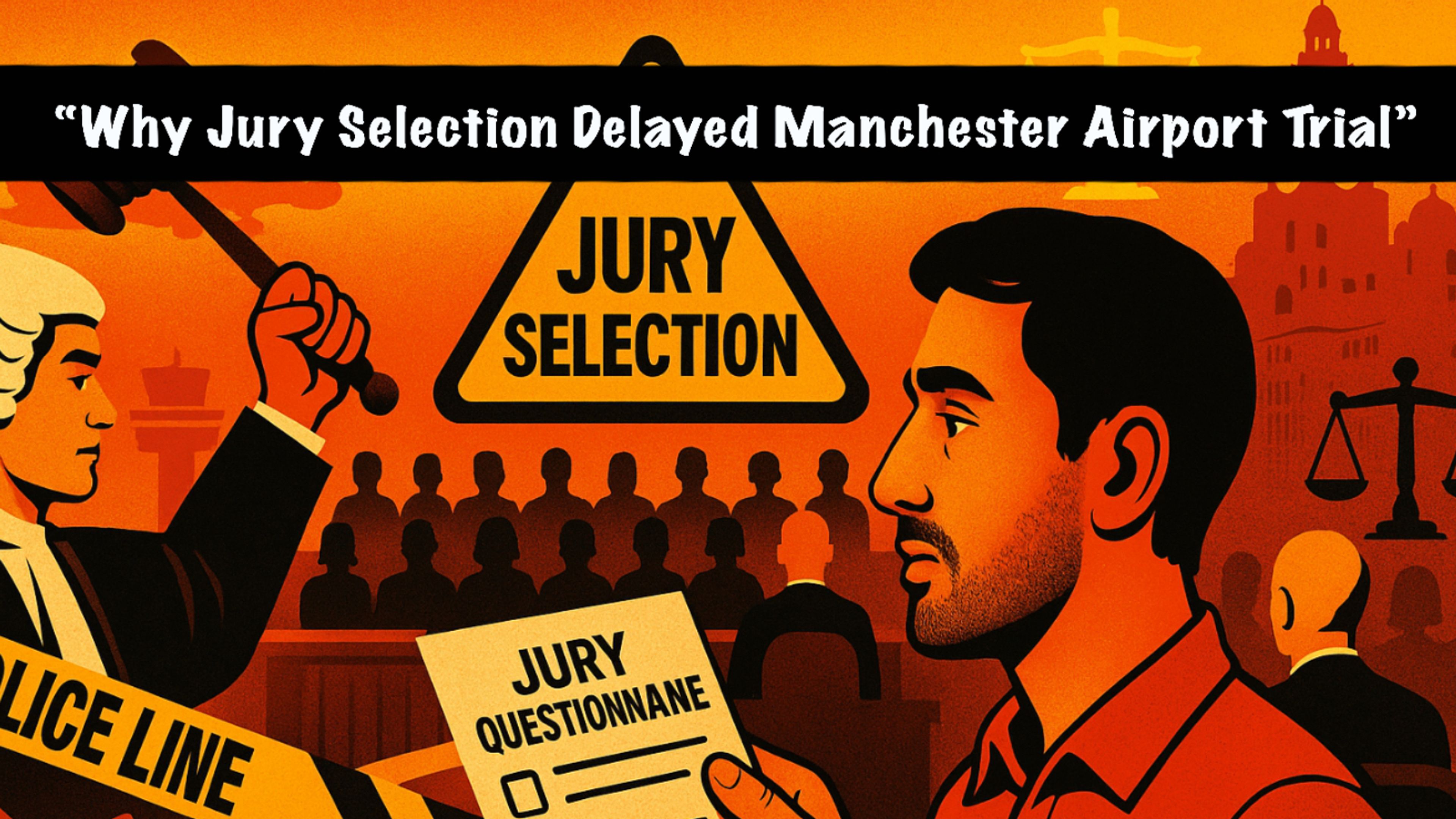 🔴 Why Did Jury Selection Take So Long in the Manchester Airport Assault Trial? 