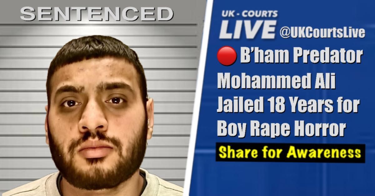 🔴 CHILD ABUSER MOHAMMED ALI JAILED 18YRS FOR RAPING BOY