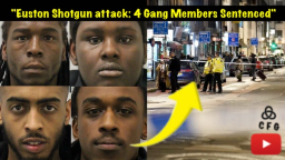 "4 Gang Members Jailed: Sentenced for Horrific Euston Funeral Shooting!"