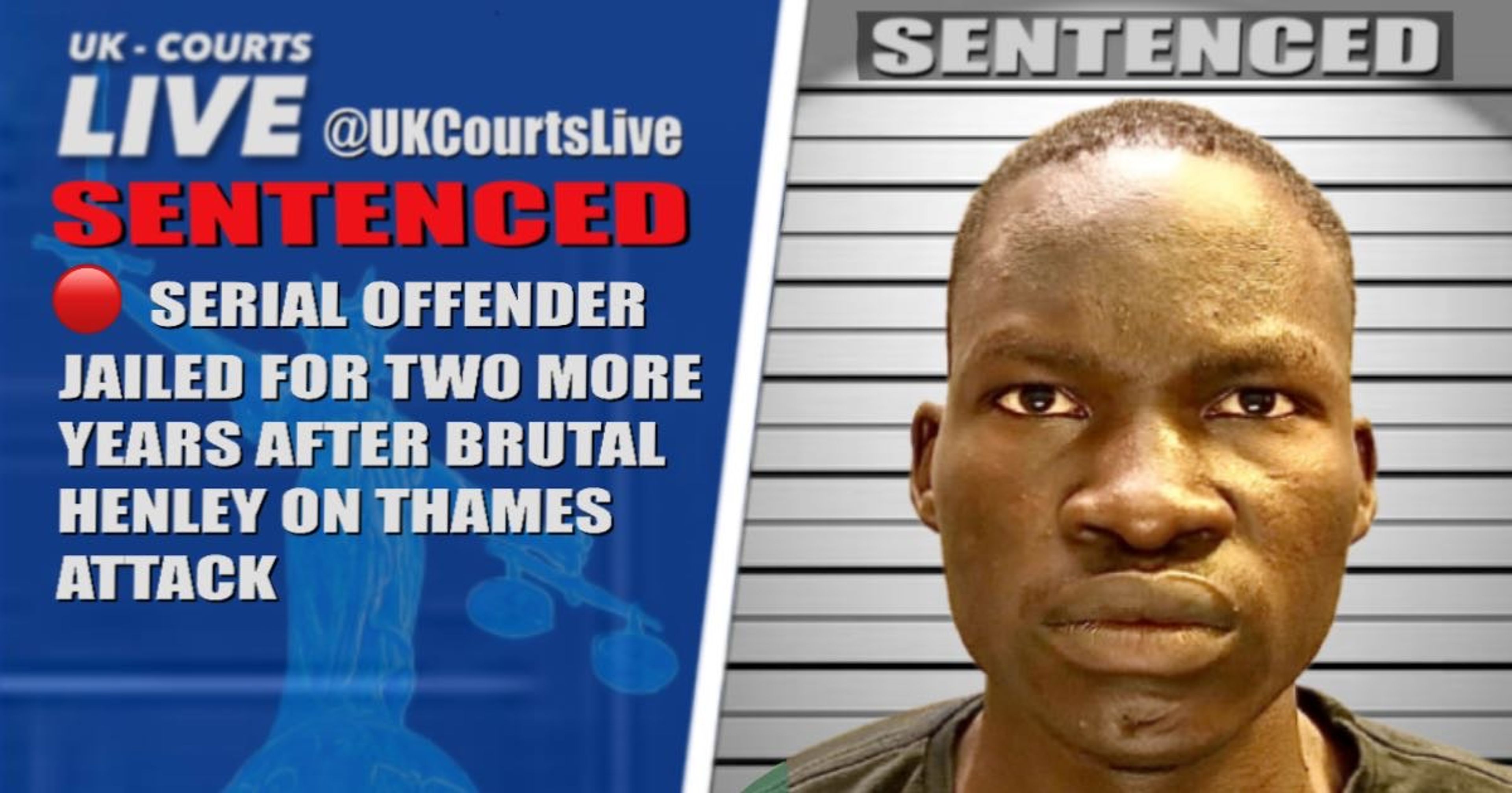 🔴 SUDANESE ASYLUM SEEKER JAILED FOR 2 YEARS FOR HENLEY ASSAULT