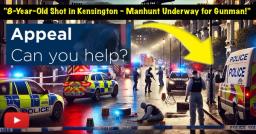 Girl, 8, & Man Gunned Down in Shocking Kensington Shooting – Police Launch Manhunt for Armed Suspect!