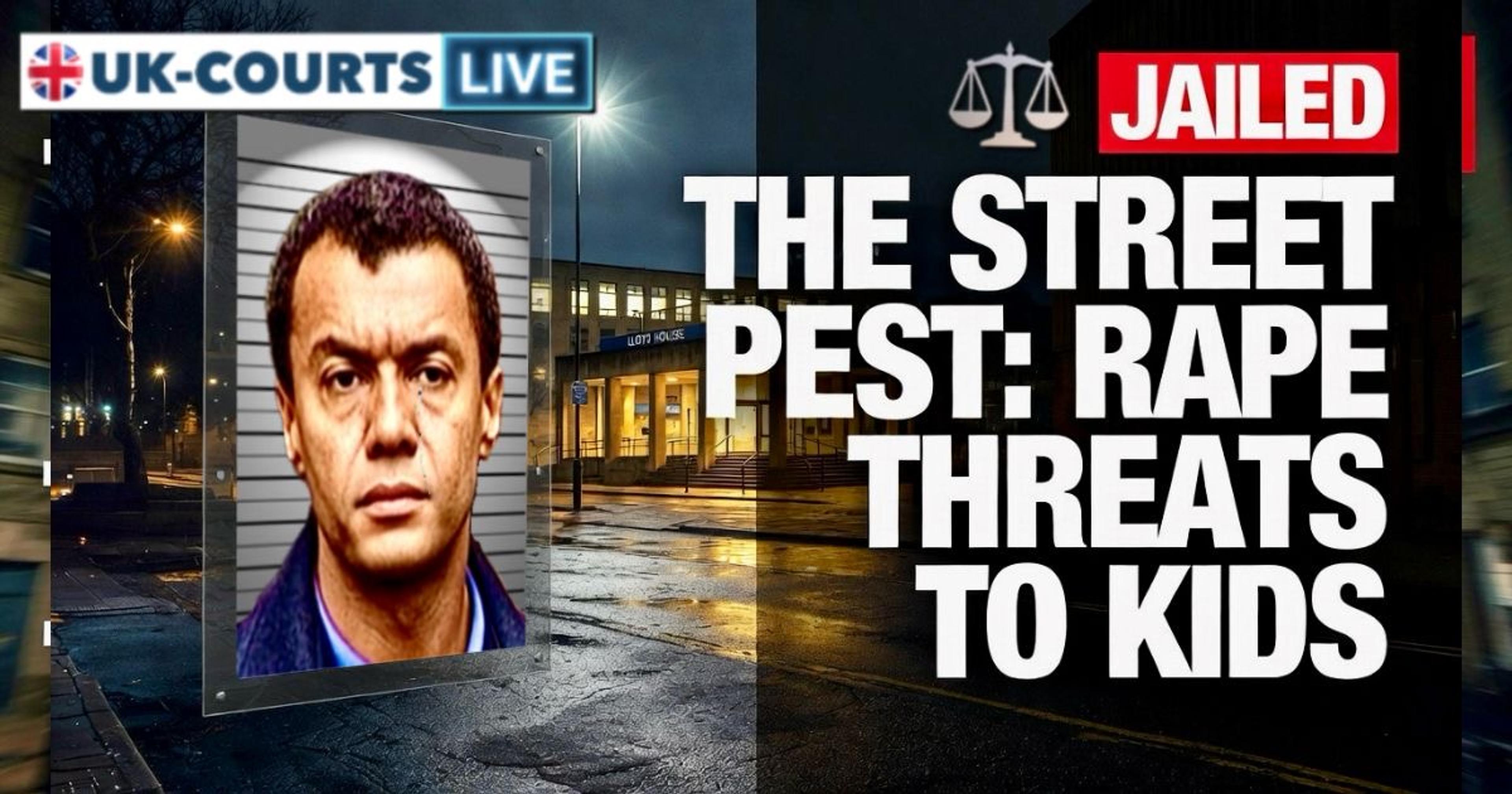 🔴 MAN JAILED FOR “I WANT TO RAPE” REMARK TO MUM & KIDS