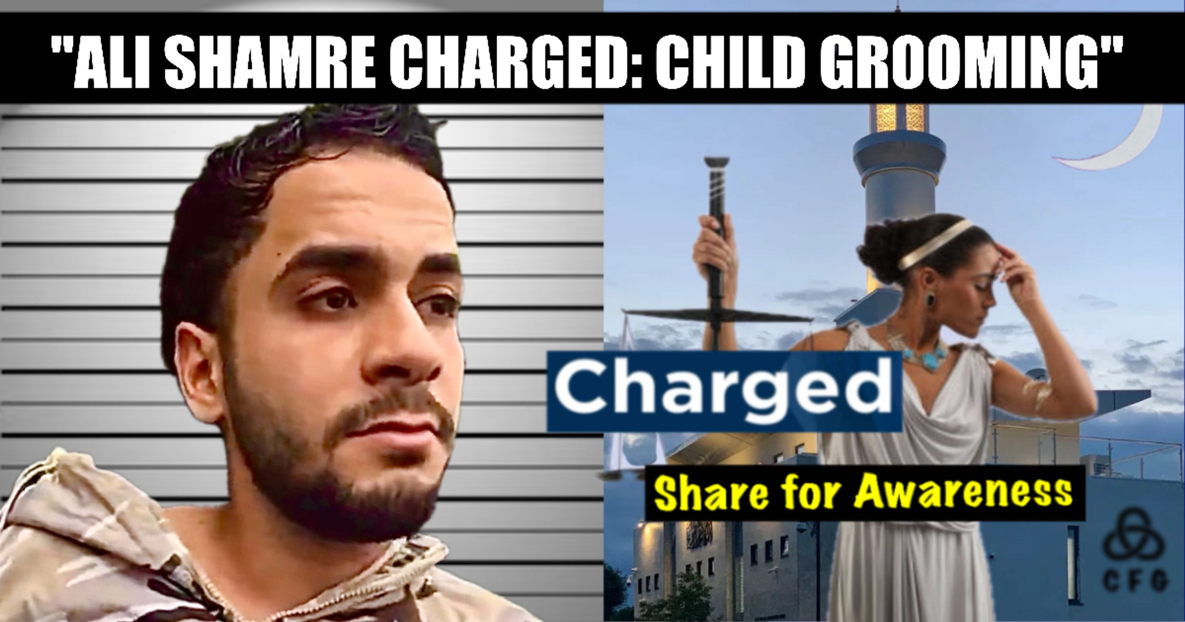 🔴 ALLEGED CHILD GROOMER: ALI SHAMRE CHARGED: