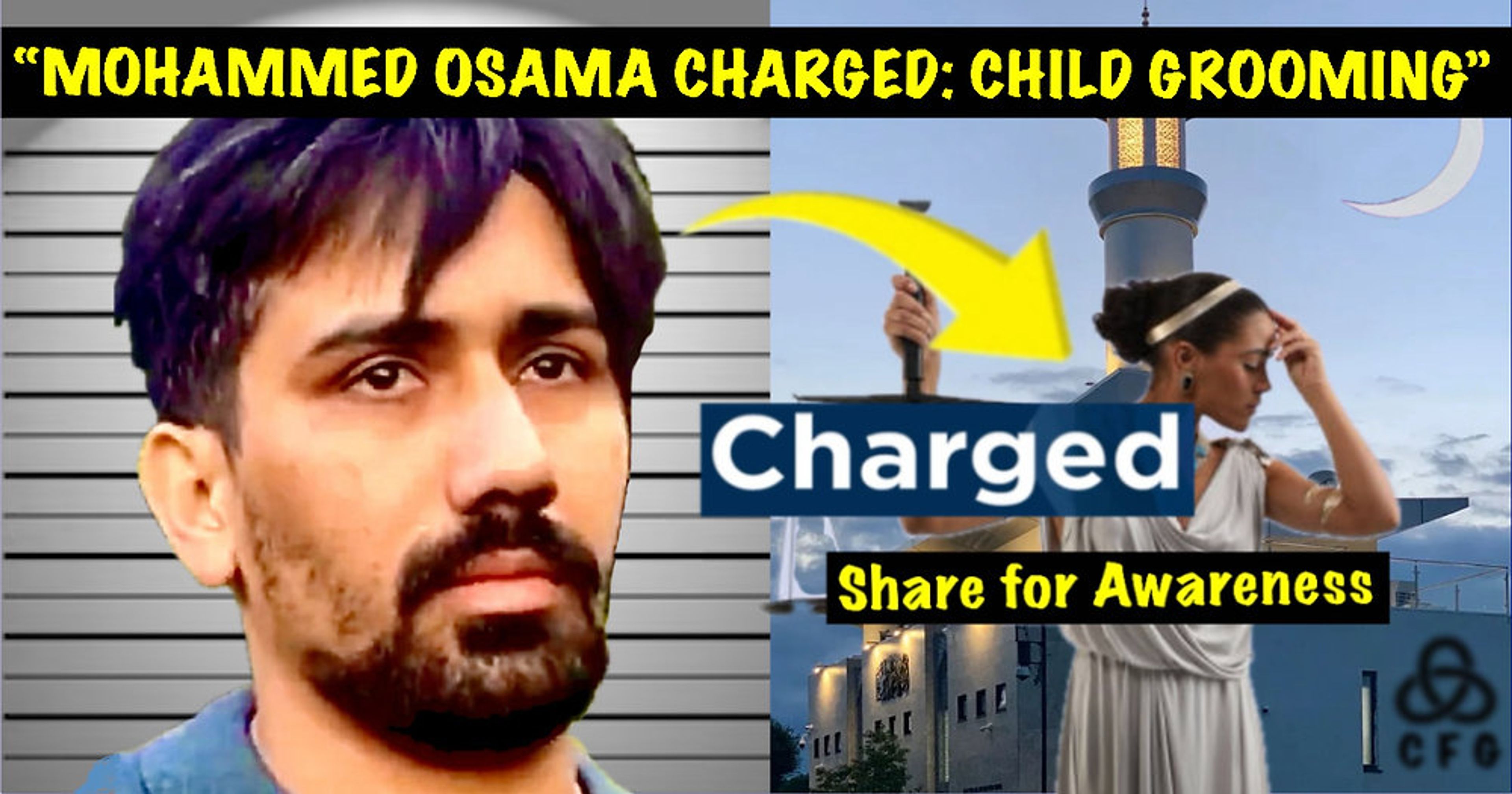 ALLEGED CHILD GROOMER: MOHAMMED OSAMA CHARGED: