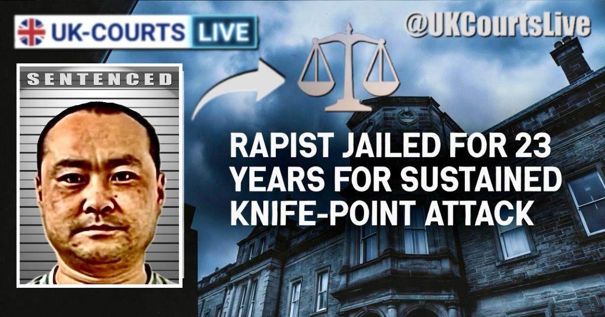 🔴 KNIFE-WIELDING RAPIST JAILED FOR 23 YEARS AFTER BURNLEY ATTACK