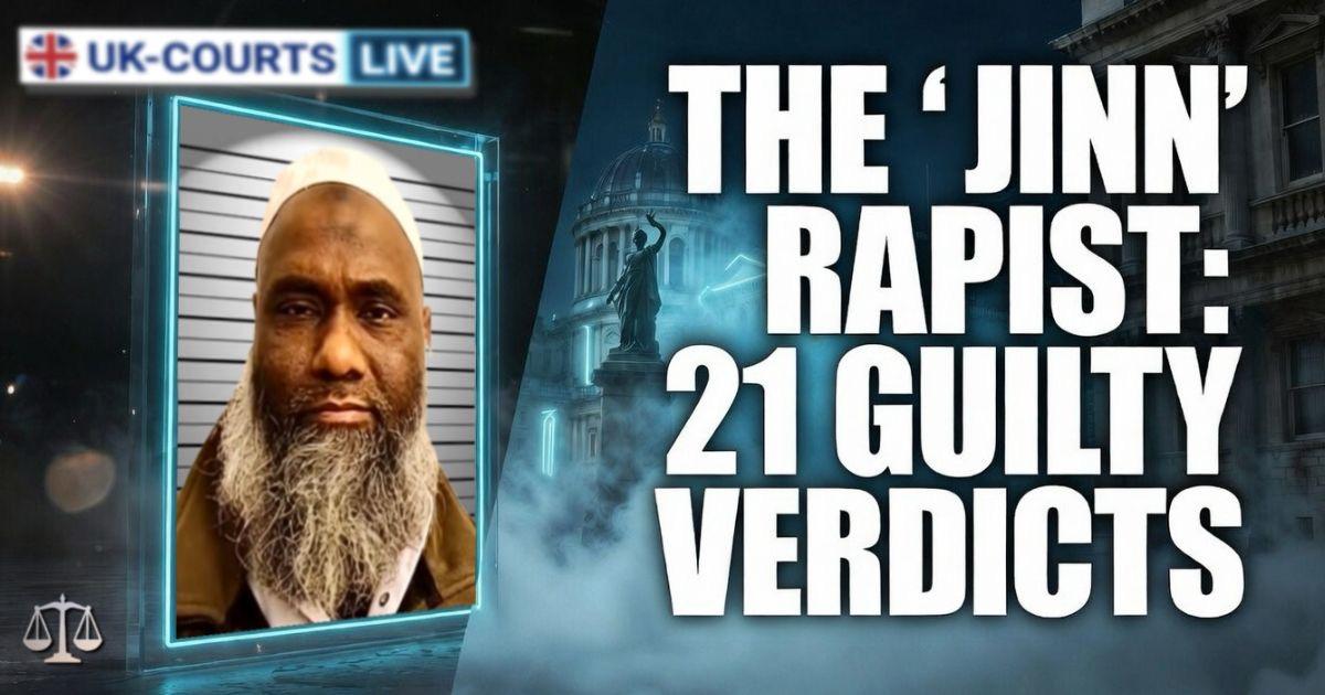 🔴 THE JINN RAPIST: EX-IMAM GUILTY OF 21 ATTACKS IN EAST LONDON