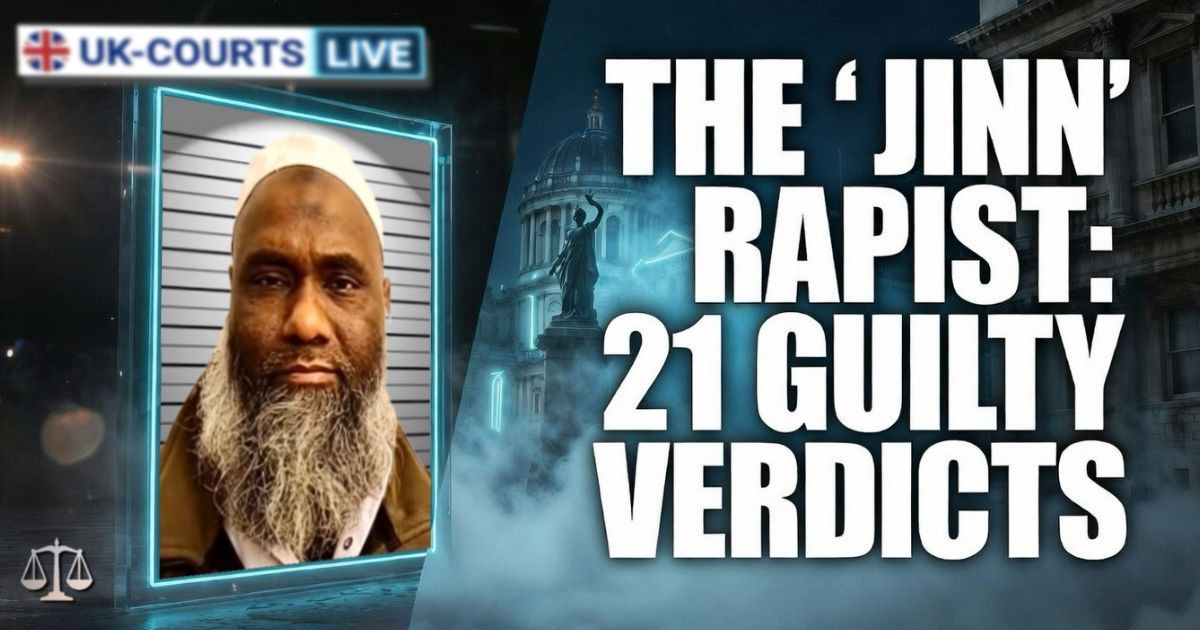🔴 THE JINN RAPIST: EX-IMAM GUILTY OF 21 ATTACKS IN EAST LONDON