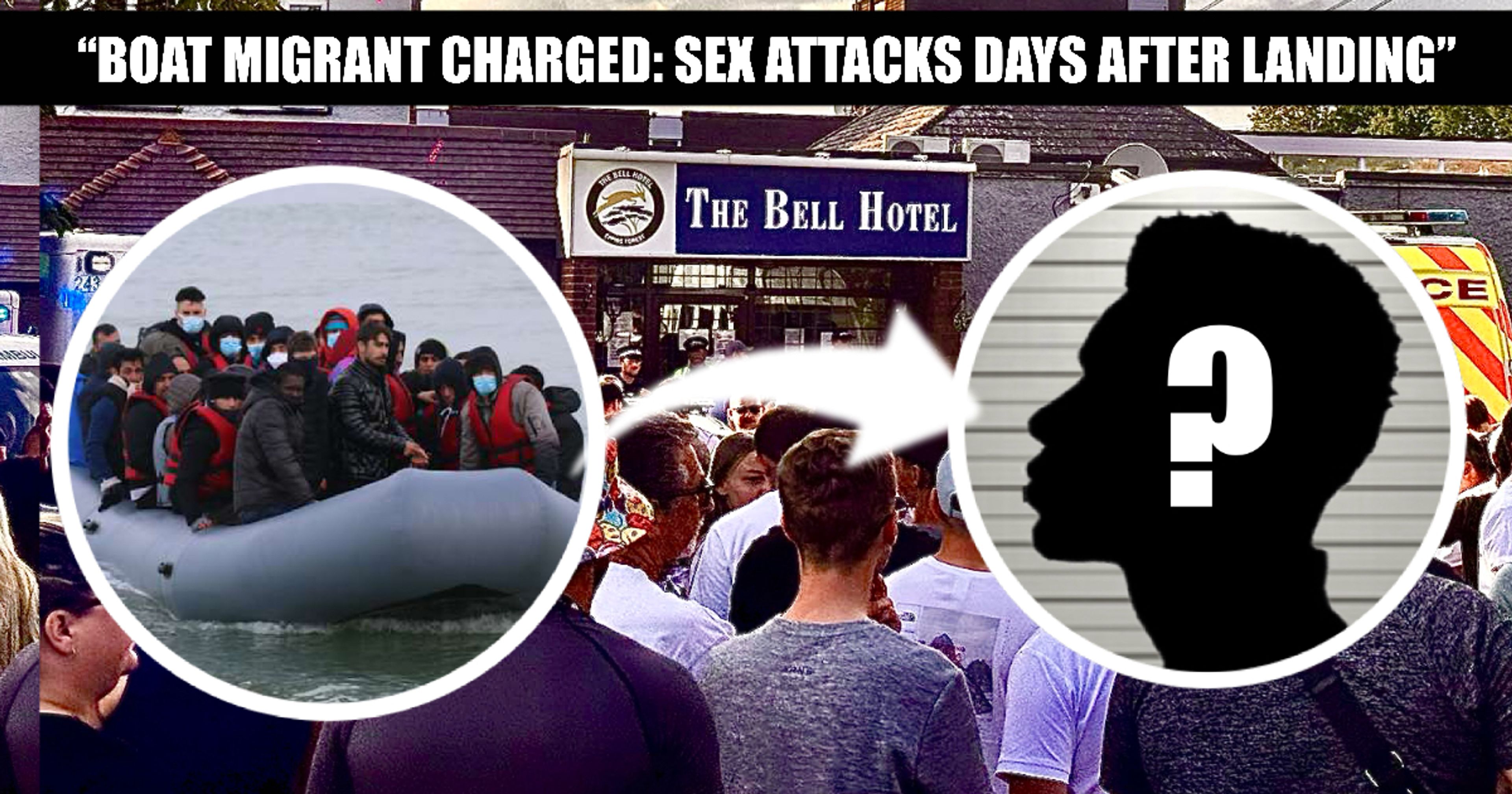 🔴 BOAT MIGRANT CHARGED WITH SEX ATTACKS DAYS AFTER ARRIVAL