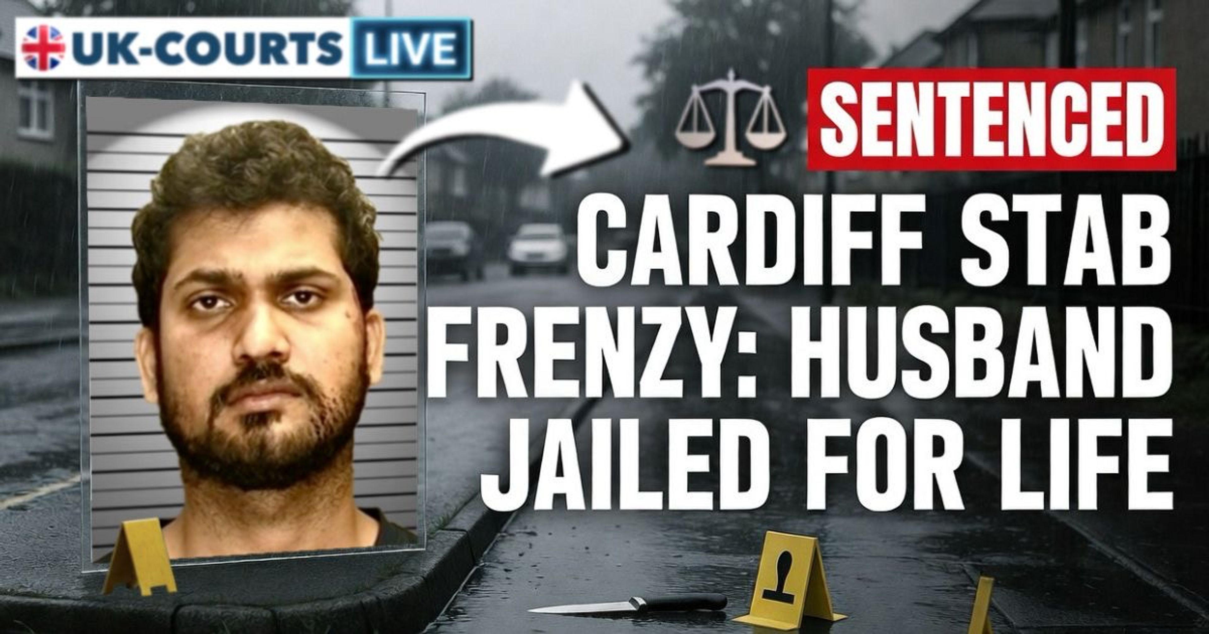 🔴 WIFE KILLER JAILED FOR LIFE: THE CARDIFF STABBING FRENZY