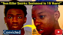 “Grinning Teen Killer Gets 19 Years: Laughed at Sentencing After Brutal School Stabbing!”