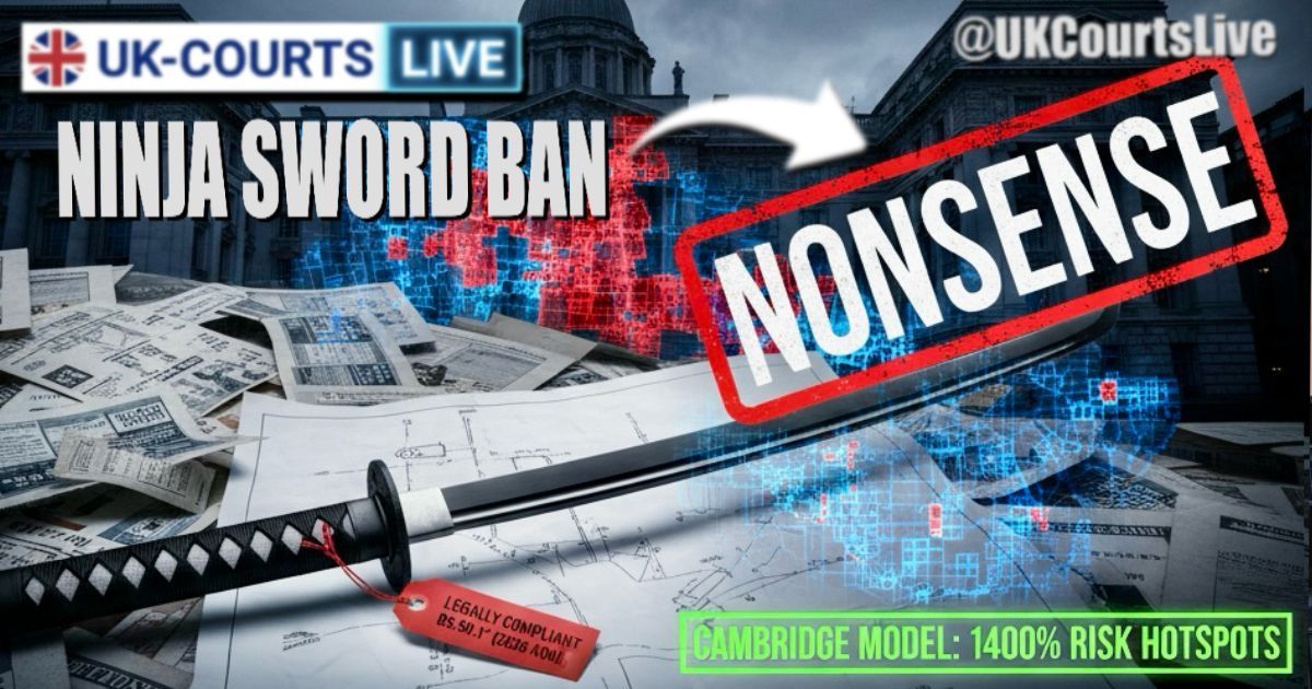 🔴 NINJA SWORD BAN NONSENSE: A MASTERCLASS IN OPTICS