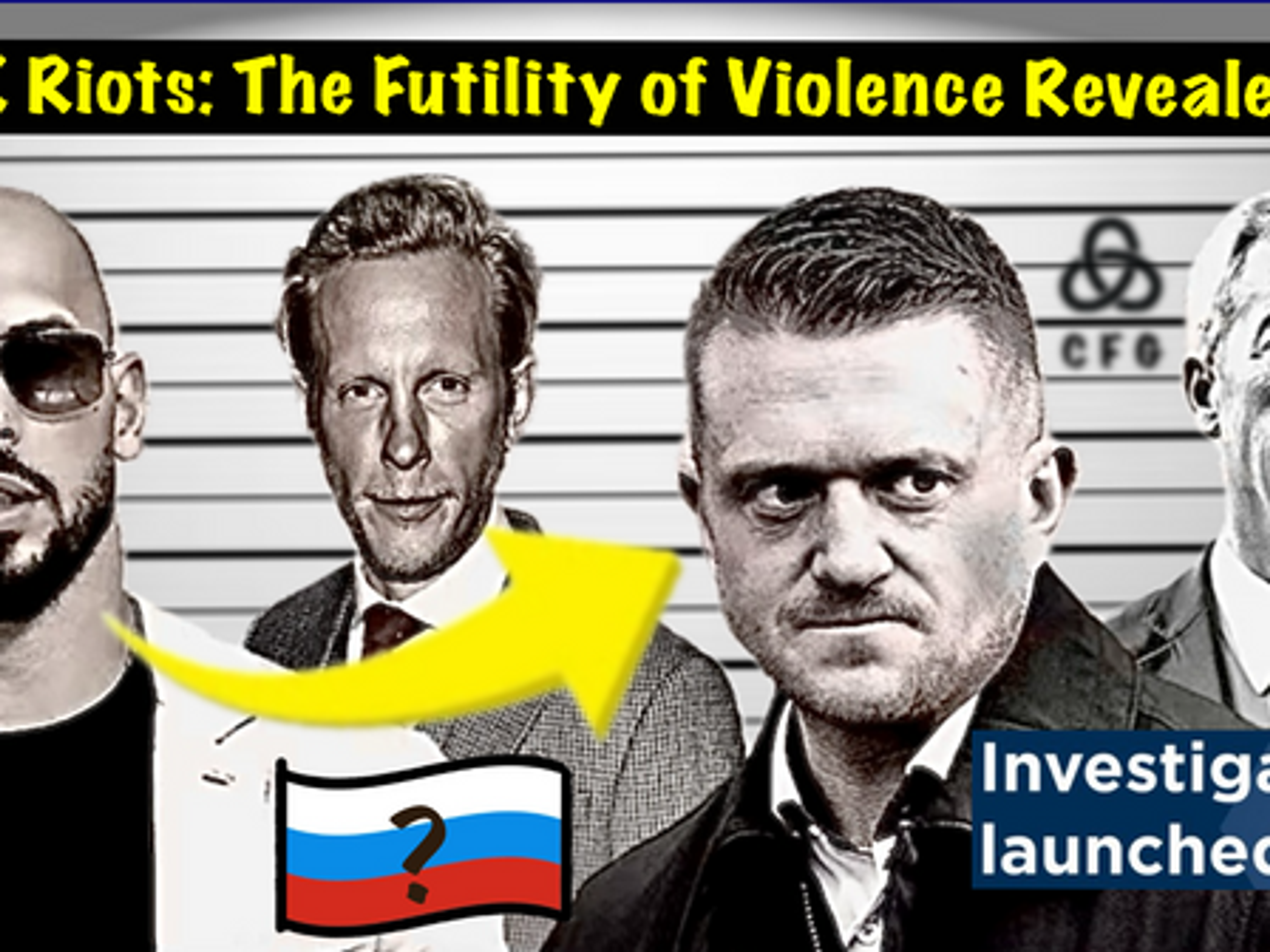 Is UK on the Brink?: Right-Wing Riots Erupt Over Misinformation, Labour's Iron Fist Strikes Back – Are Tate and Robinson Plotting a Russian Escape?