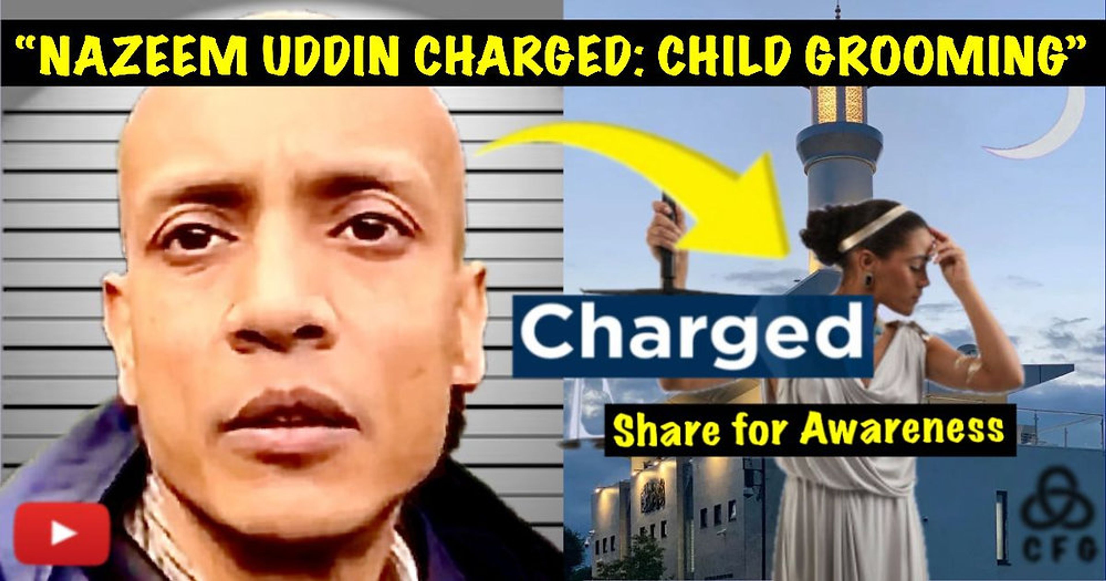 ALLEGED CHILD GROOMER: NAZEEM UDDIN CHARGED: CHILD GROOMING