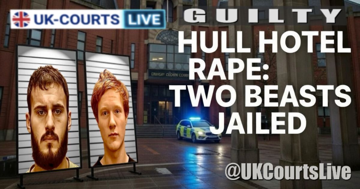 🔴 HULL HOTEL RAPE: TWO JAILED FOR ATTACK GIRL, 13