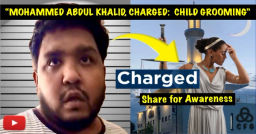 ALLEGED CHILD GROOMER: MOHAMMED ABDUL, KHALID, CHARGED: