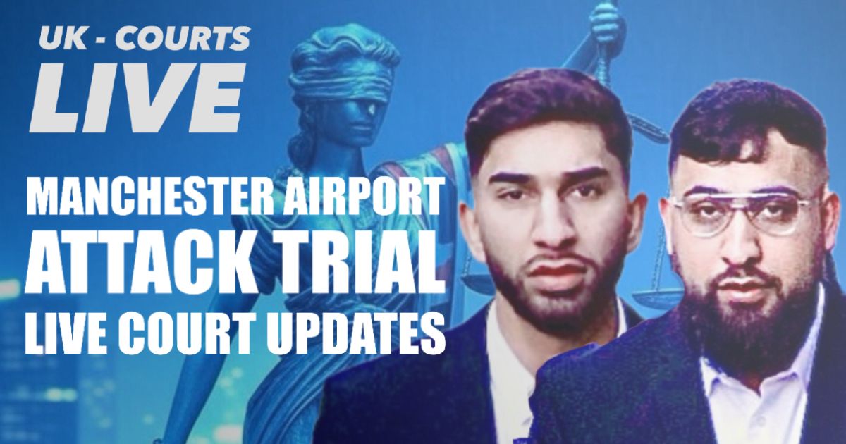 🔴 LIVE: Manchester Airport Attack Trial Coverage by VPN