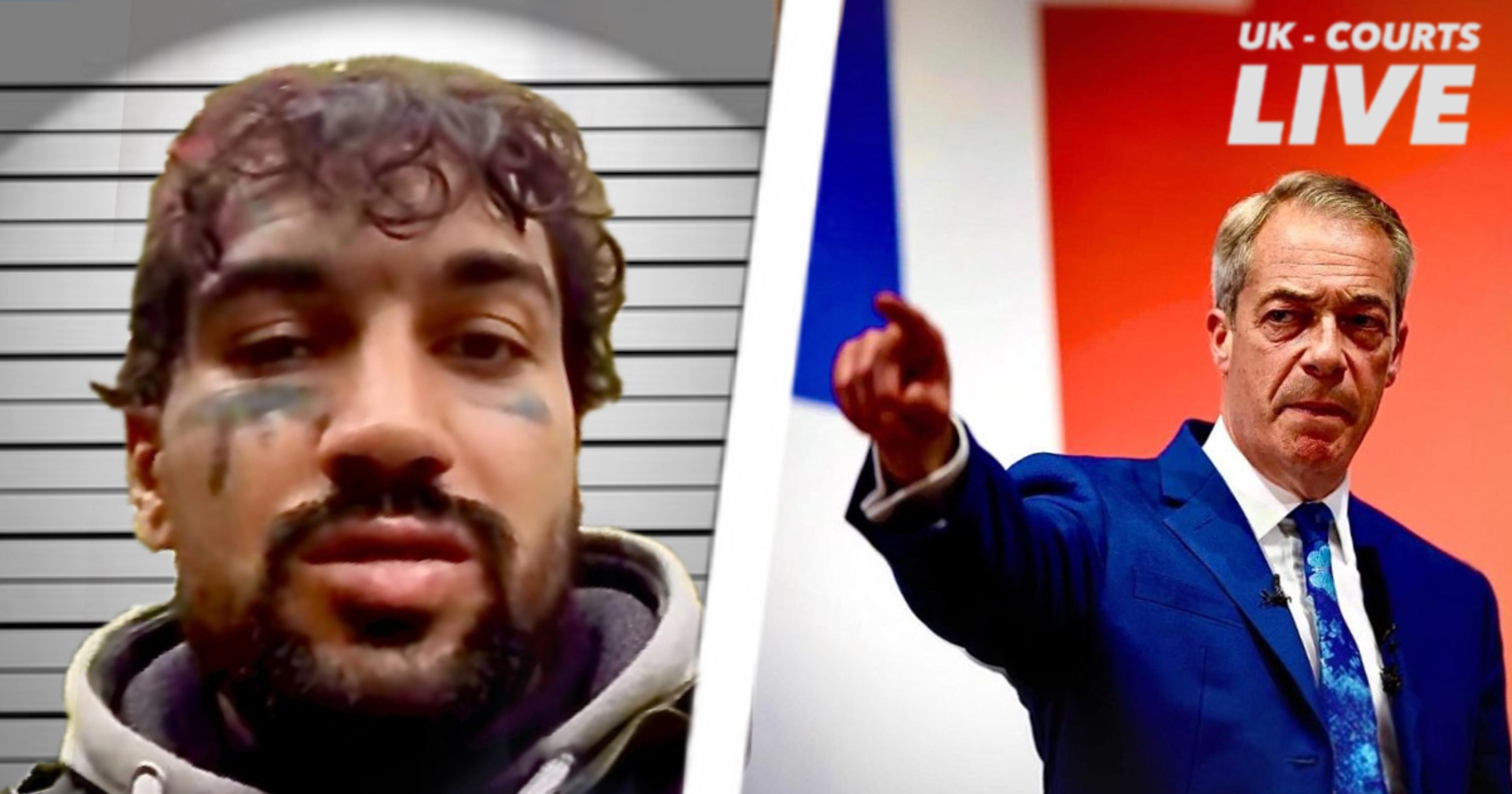 Farage threat trial: Jury out as accused refuses to testify