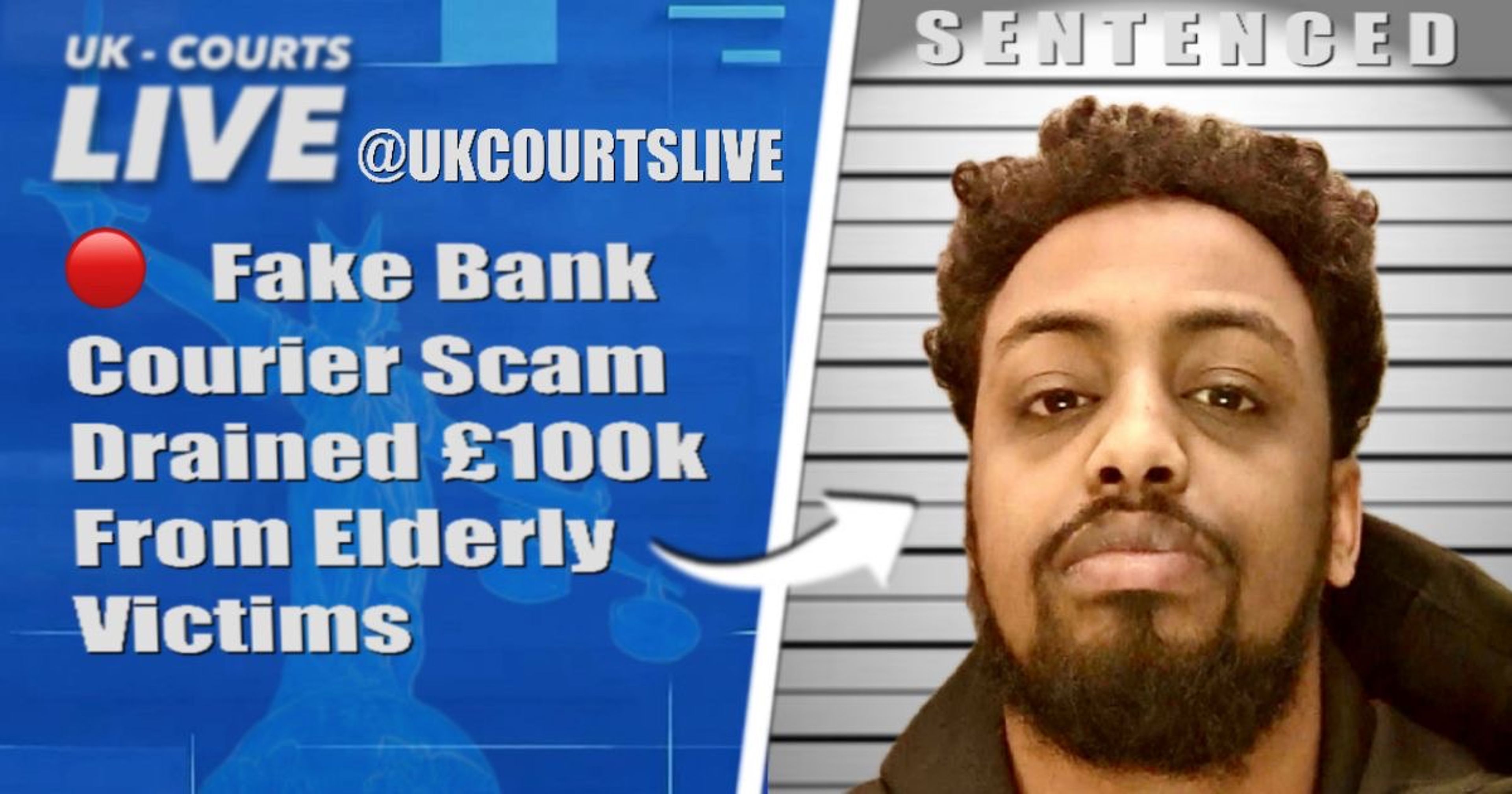 🔴 THE FAKE BANK CARD COURIER: WALSALL FRAUDSTER JAILED FOR £100k ELDERLY SCAM