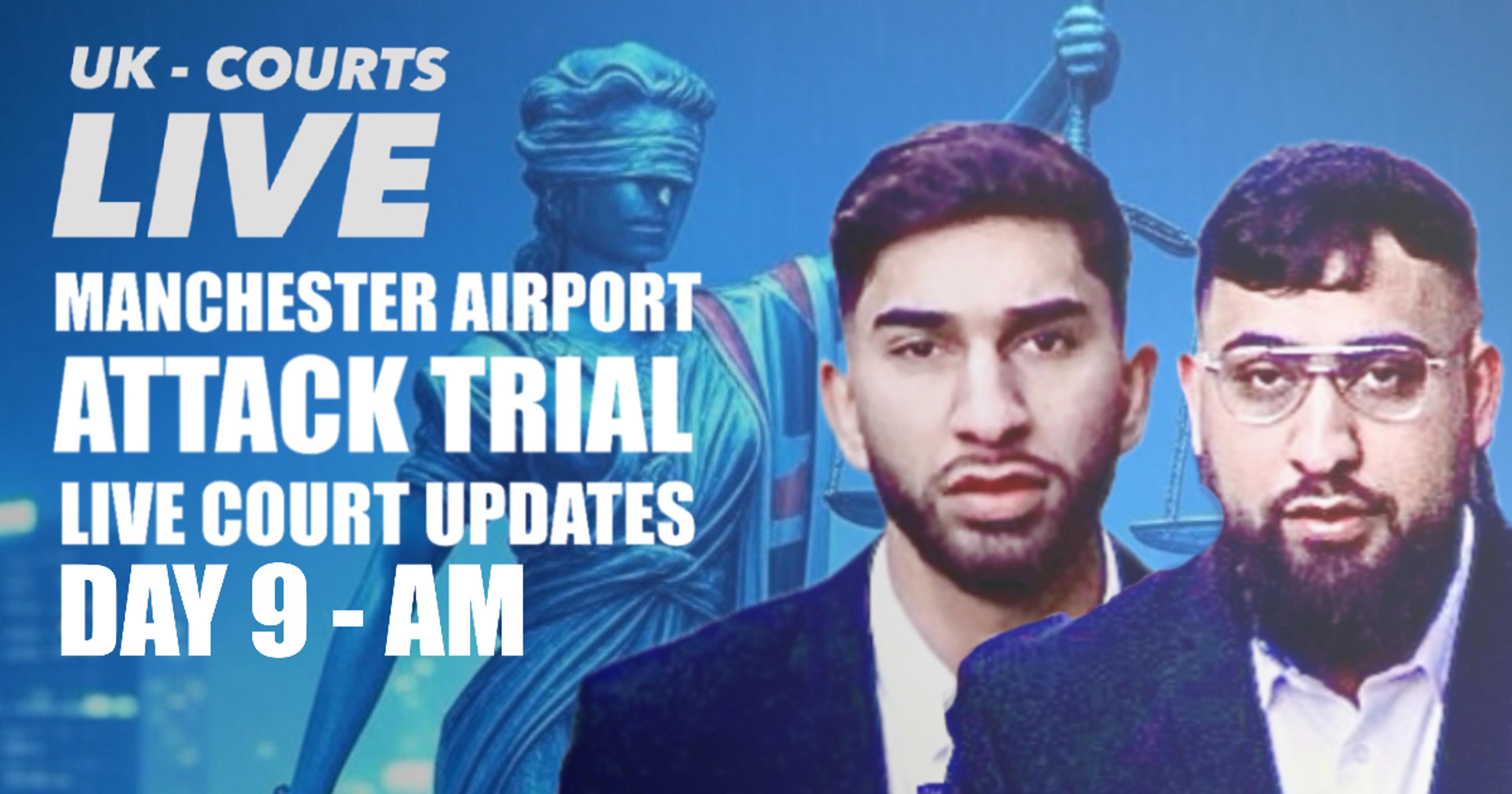 🔴 LIVE: Manchester Airport Attack Trial Coverage by VPN