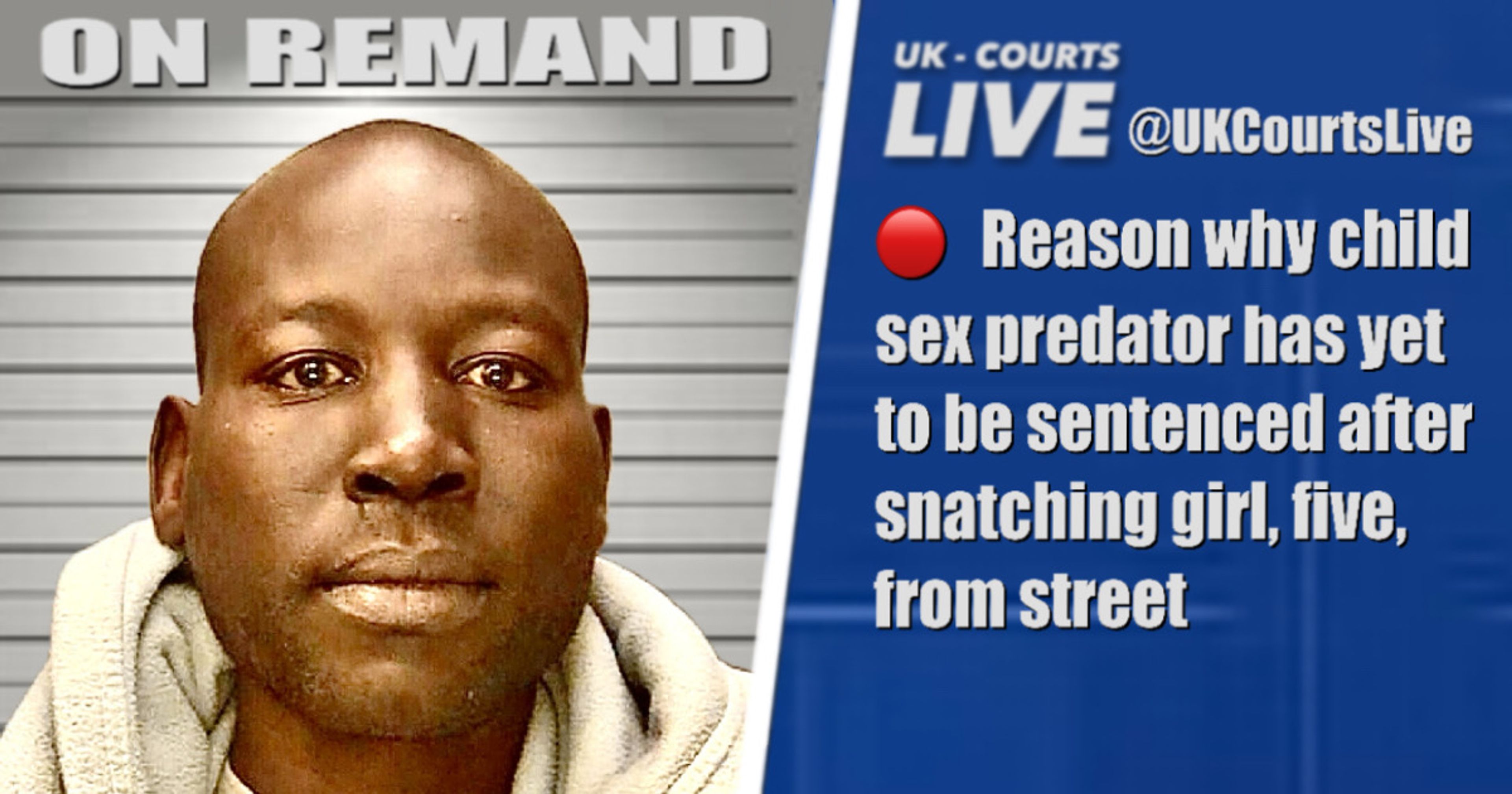 🔴 CHILD SEX PREDATOR SENTENCING DELAYED OVER DANGER TEST