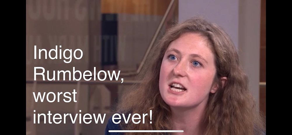 Worst interview ever Indigo Rumbelow from Just Stop Oil
