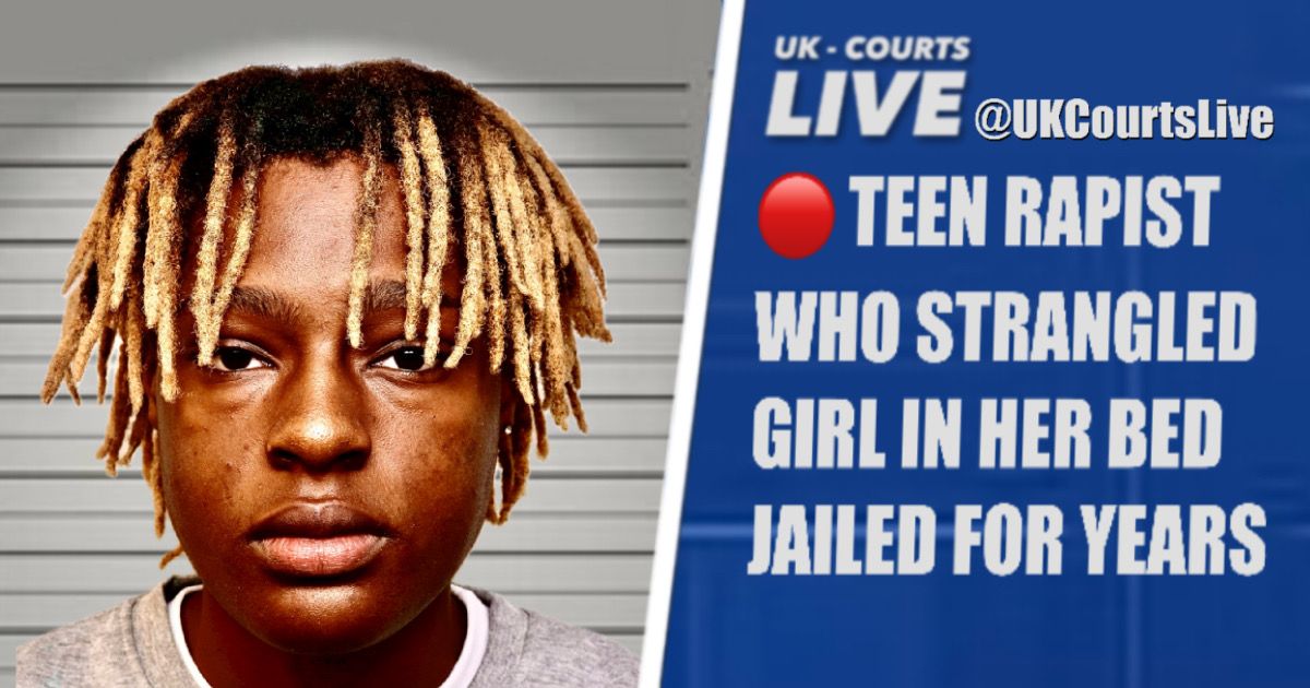 🔴 TEEN RAPIST WHO STRANGLED GIRL IN HER BED JAILED FOR YEARS