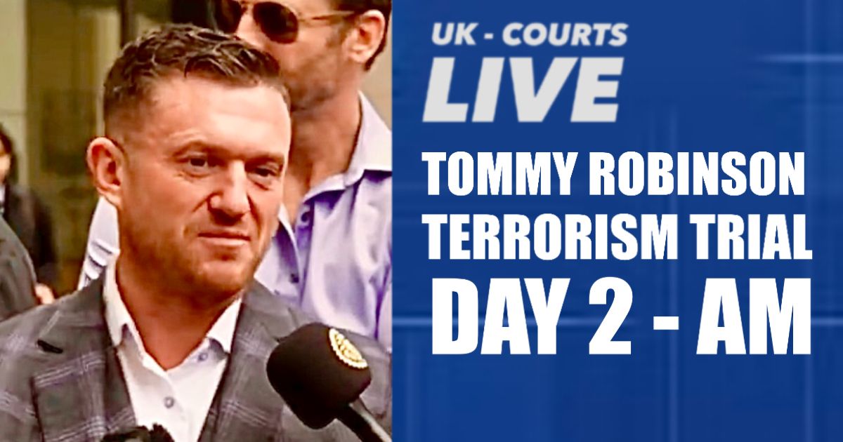 Tommy Robinson Faces Terror Charge in Court Over Phone PIN Refusal