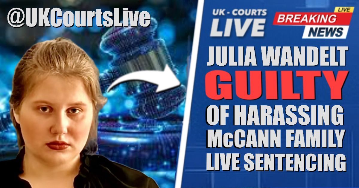 🔴 JULIA WANDELT FOUND GUILTY OF HARASSMENT