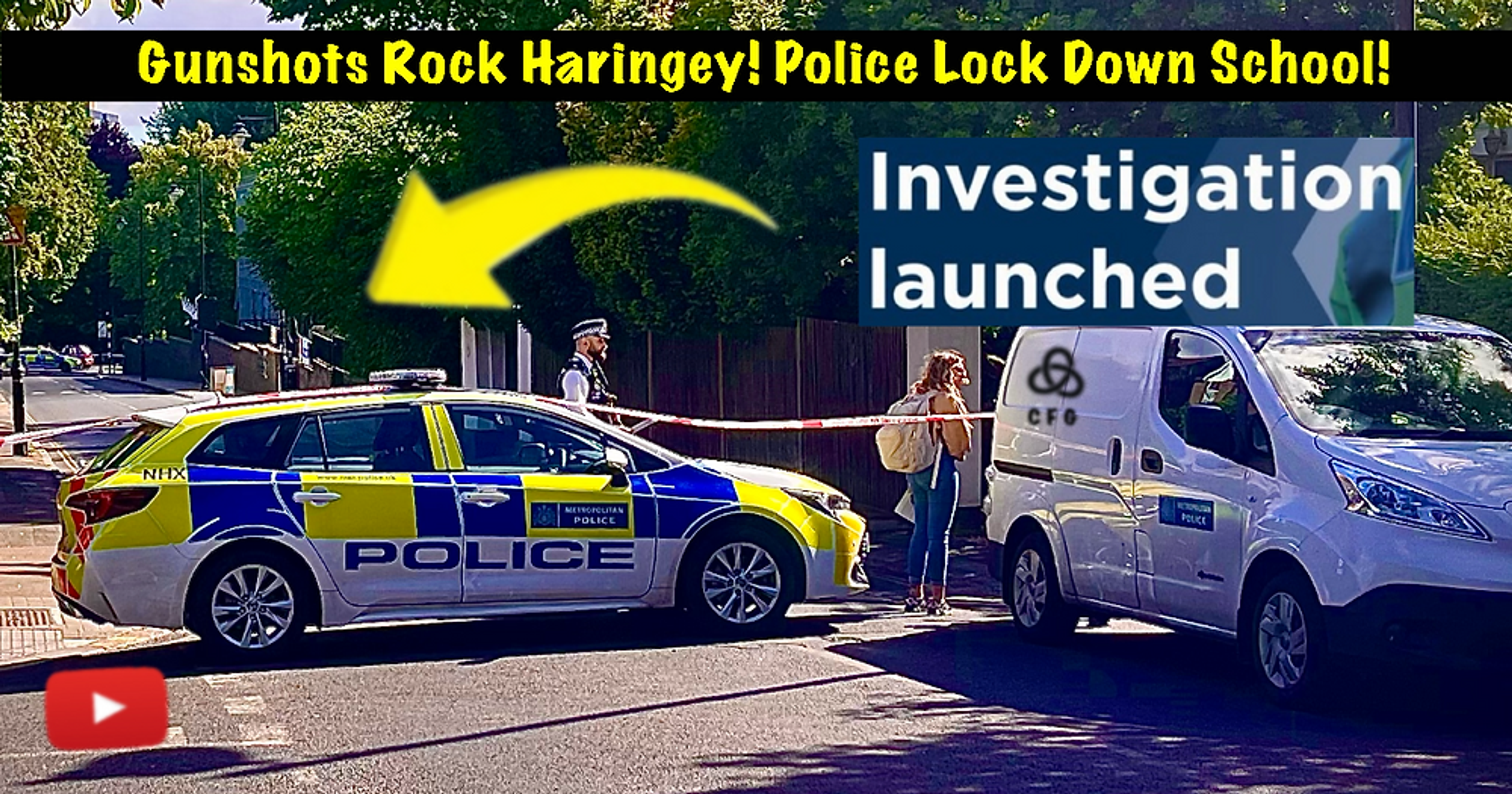 Gunfire Shakes Hornsey Lane! Overnight Chaos as Police Swarm Whitehall Park School in Haringey Investigation!
