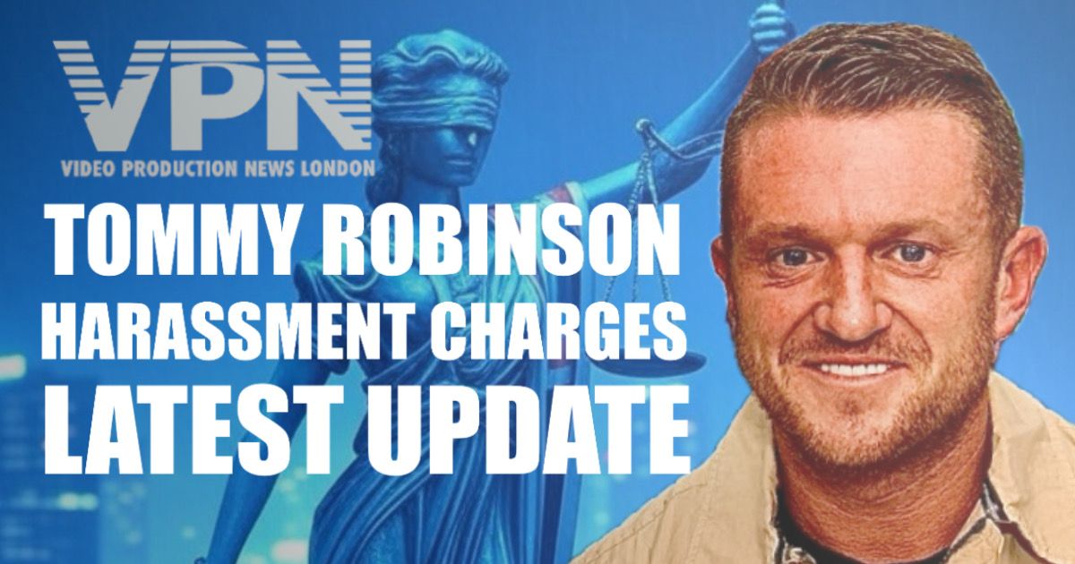 Tommy Robinson Charged With Violent Harassment Offence