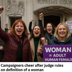UK Supreme Court Delivers Legal Thunderbolt as Judges Rule: Sex Is Biological, Not Changeable.