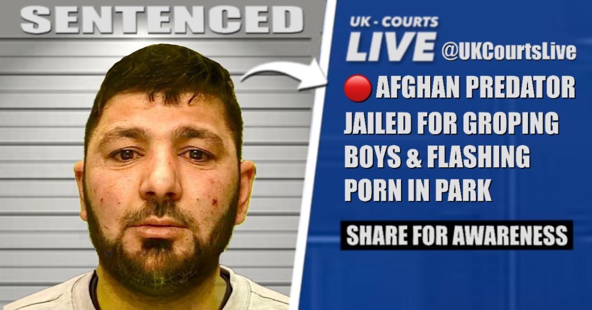 🔴 PREDATOR JAILED: Afghan migrant, 27, assaulted boys in park