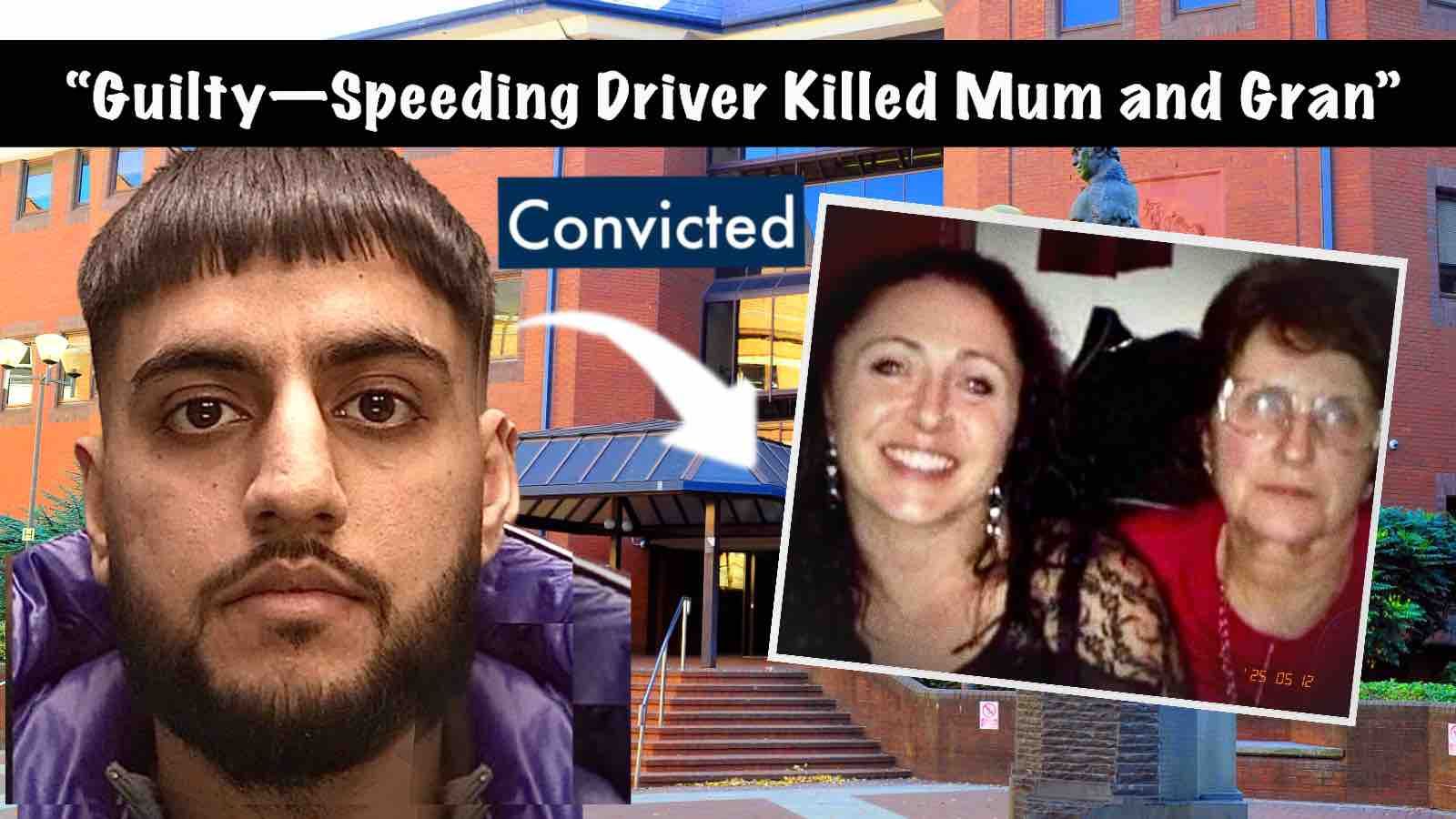 Man Admits Killing Mother and Daughter in High-Speed Crash