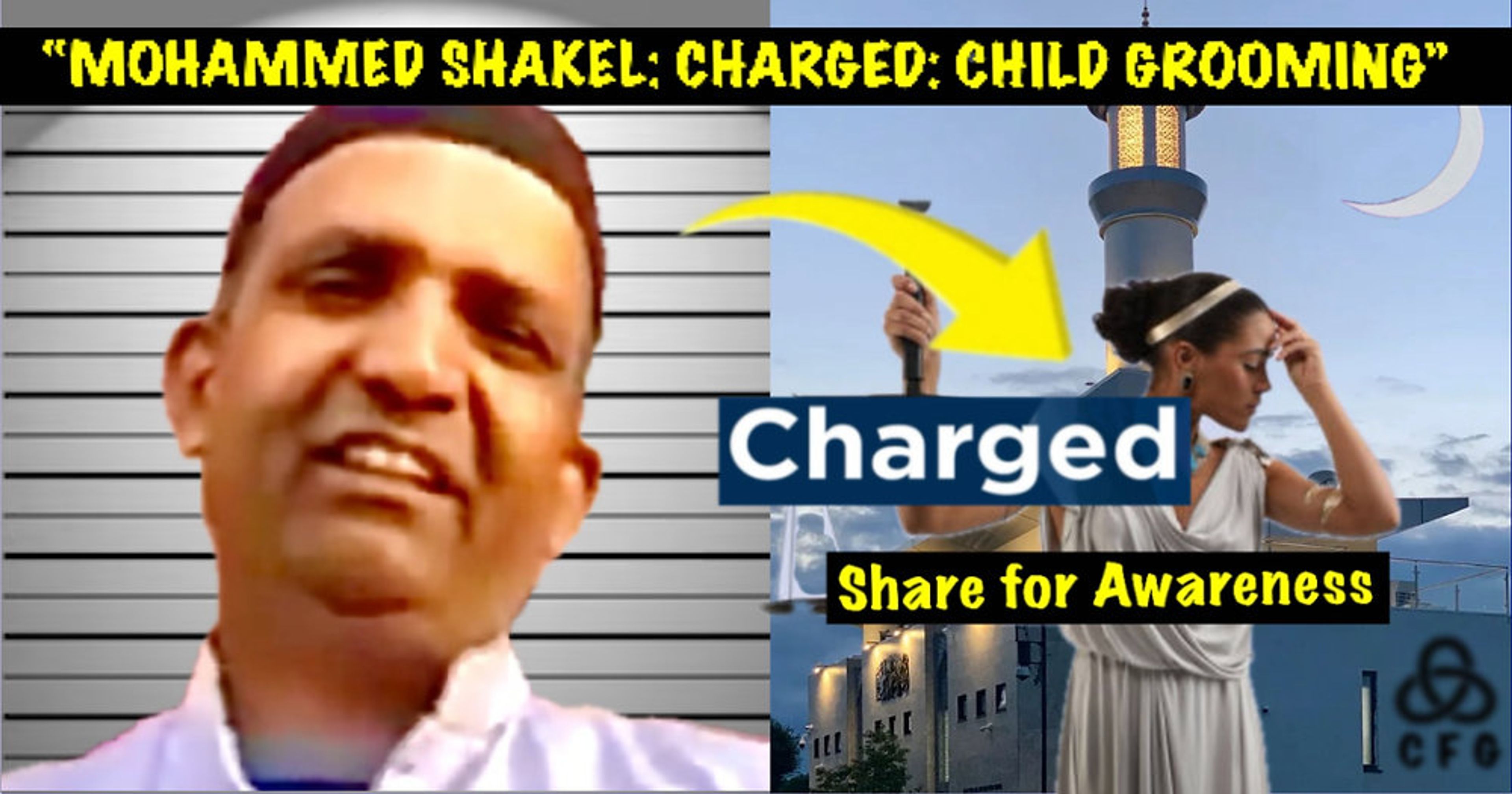 ALLEGED CHILD GROOMER: MOHAMMED SHAKEEL CHARGED: