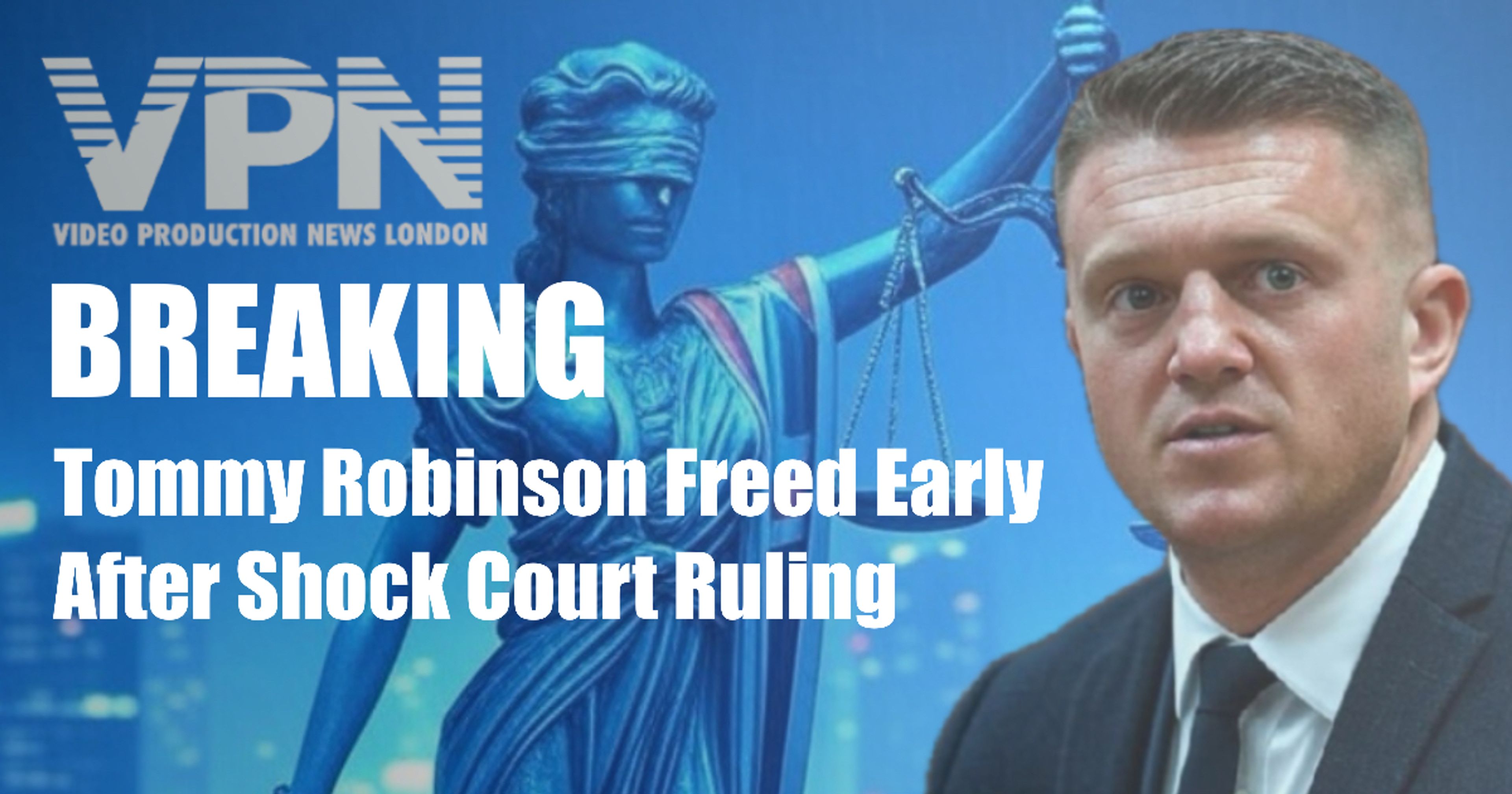 Tommy Robinson Freed After Shock High Court Sentence U-Turn

