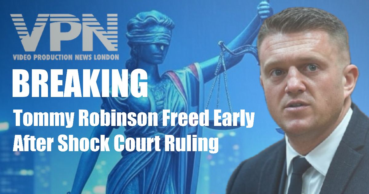 Tommy Robinson Freed After Shock High Court Sentence U-Turn