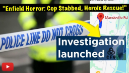 "Met Cop Stabbed! Heroic Standoff in Enfield!"