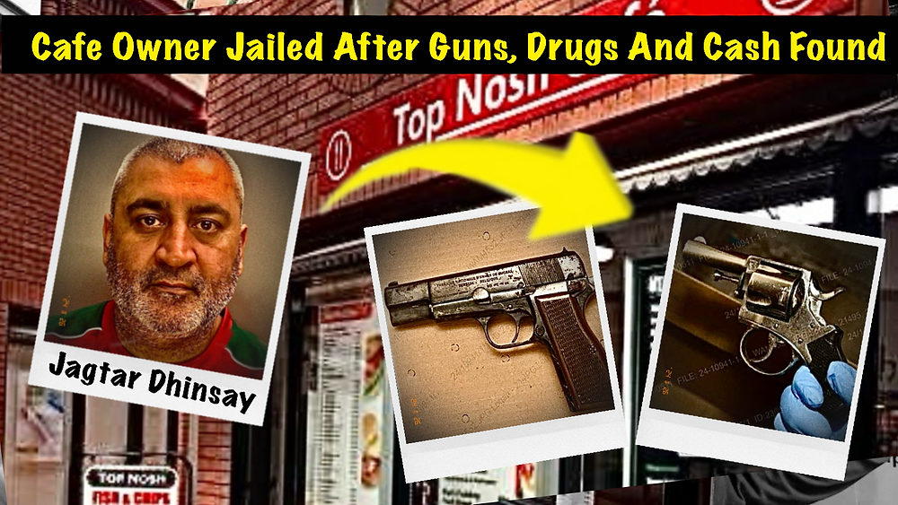 Cafe Owner Jailed for Possessing Firearms and Cocaine in Wolverhampton