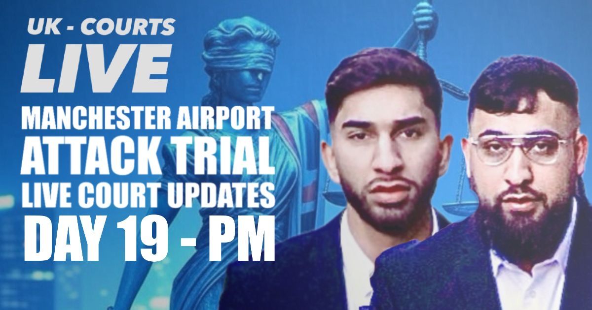 🔴 LIVE: Manchester Airport Attack Trial Coverage by VPN