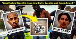 Drug Dealers Caught Red-Handed with Knife and 50 Wraps of Heroin & Cocaine – Jailed for 6½ Years!